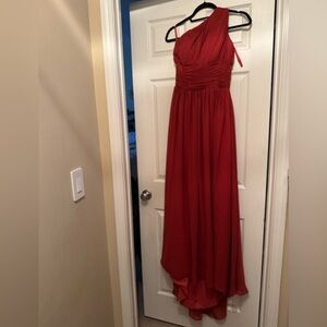 One shoulder bridesmaid Dress